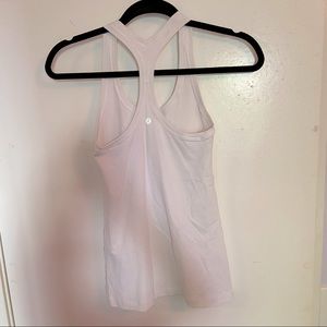 Lululemon Cool Racerback White Tank Top